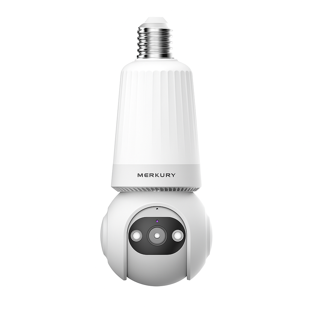 Merkury Smart 2K Light Bulb Security Camera
