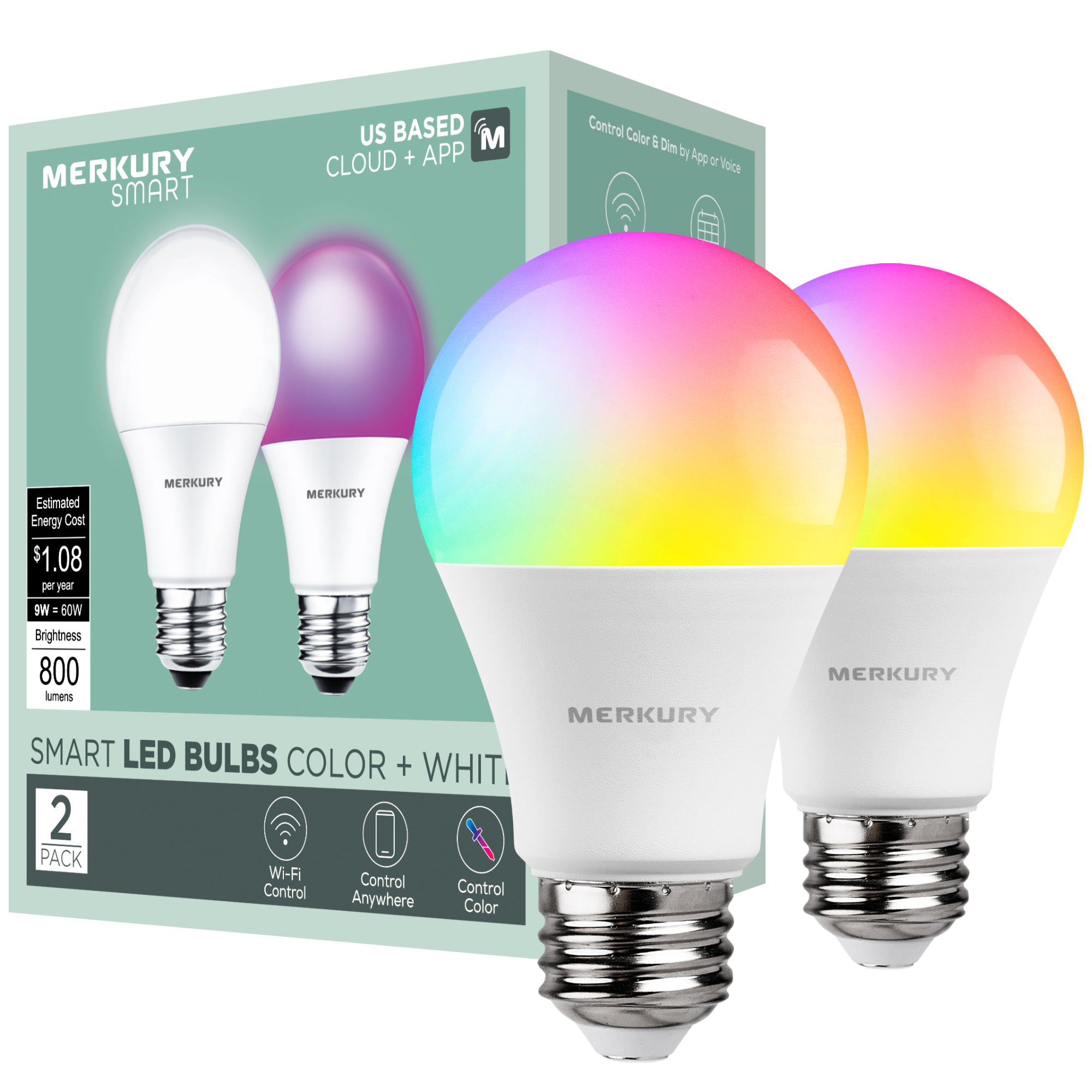Color Bulb 2-pack