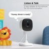 merkury innovations smart wifi 1080p camera with voice control