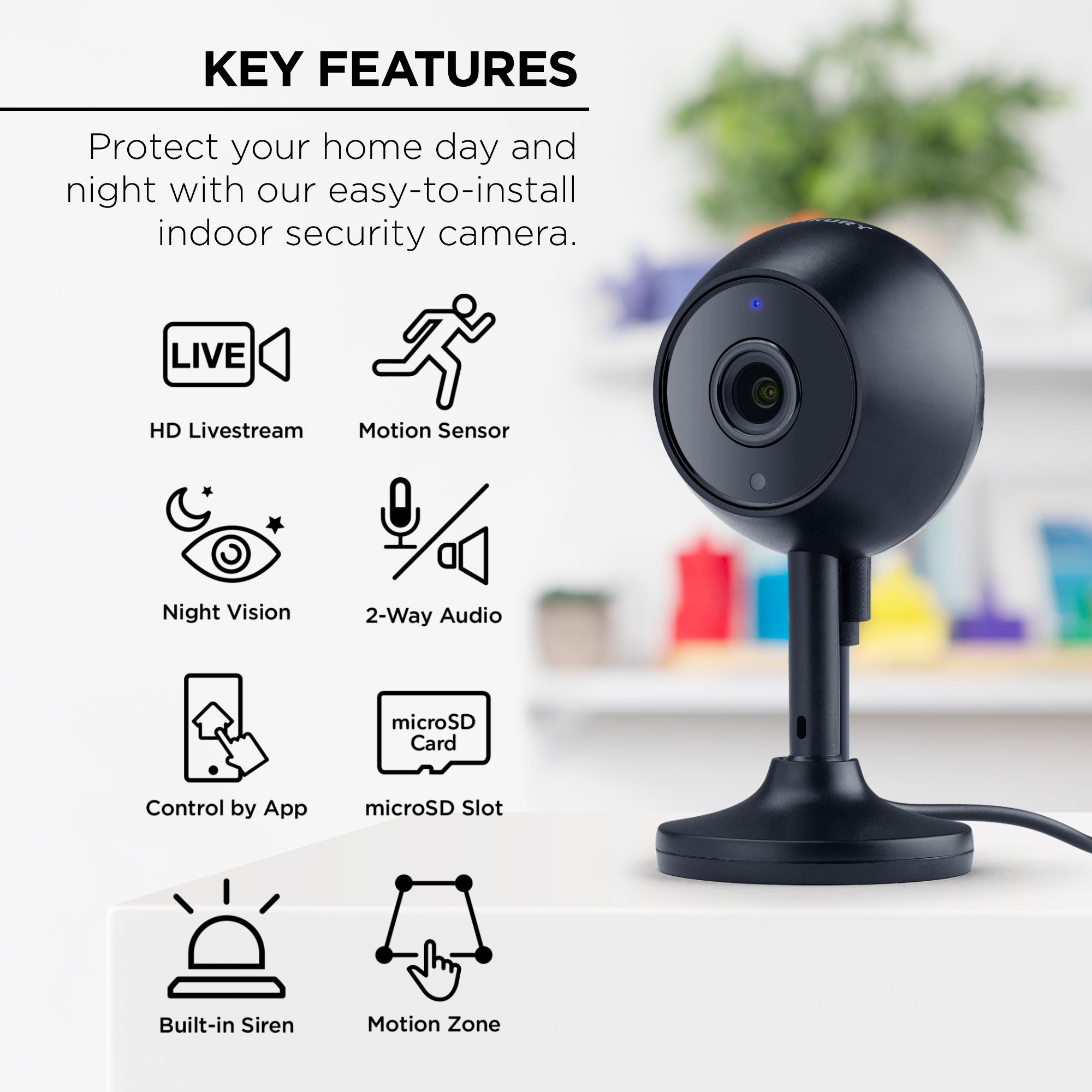 Surveillance Camera Merkury Innovations Smart Wifi 720p Camera