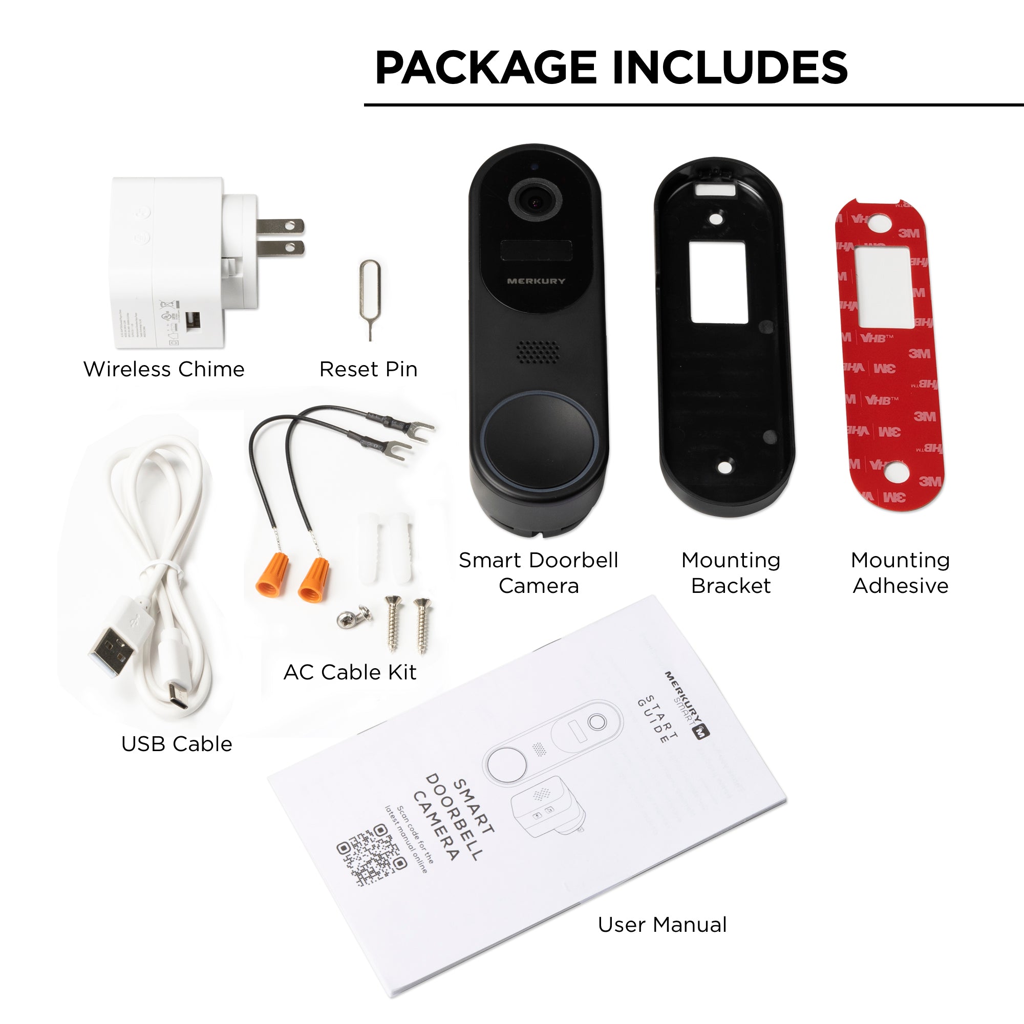 Smart Doorbell Camera, 1080p