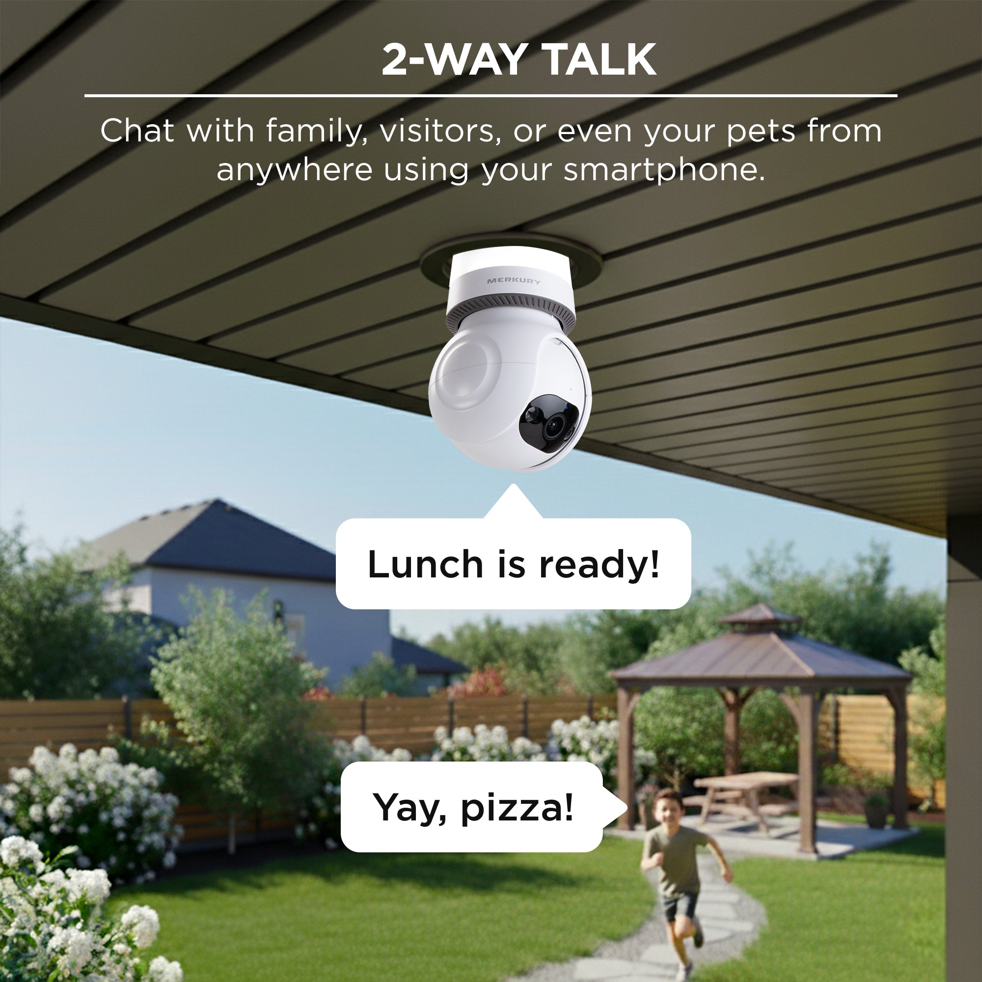 Merkury Smart 2K Light Bulb Security Camera