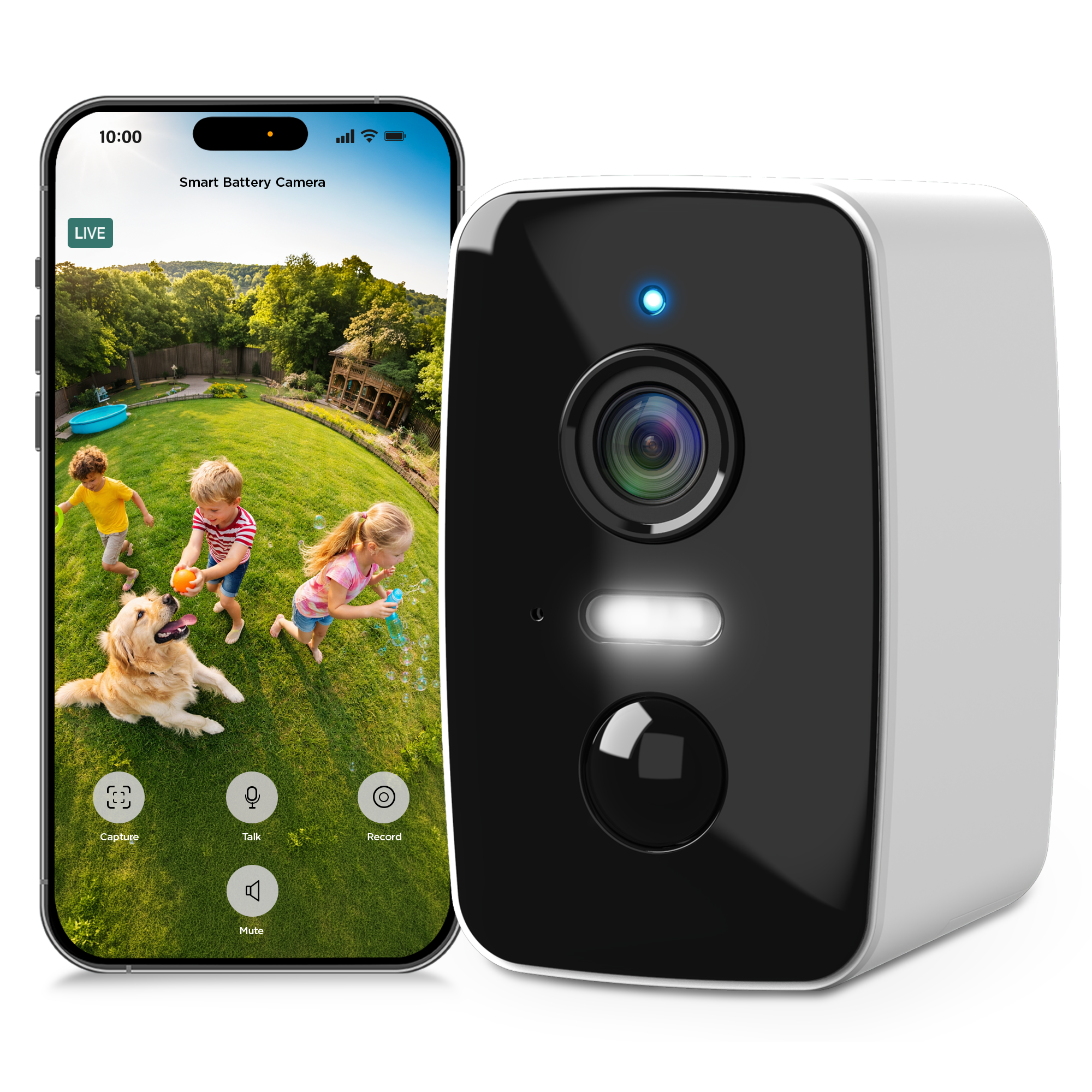 Chargeable Camera 1080p Removable Battery Camera – Merkury Smart