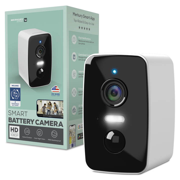 Merkury Smart Battery Indoor Camera