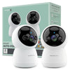 2K Auto-Follow Indoor Cameras, 2 Pack