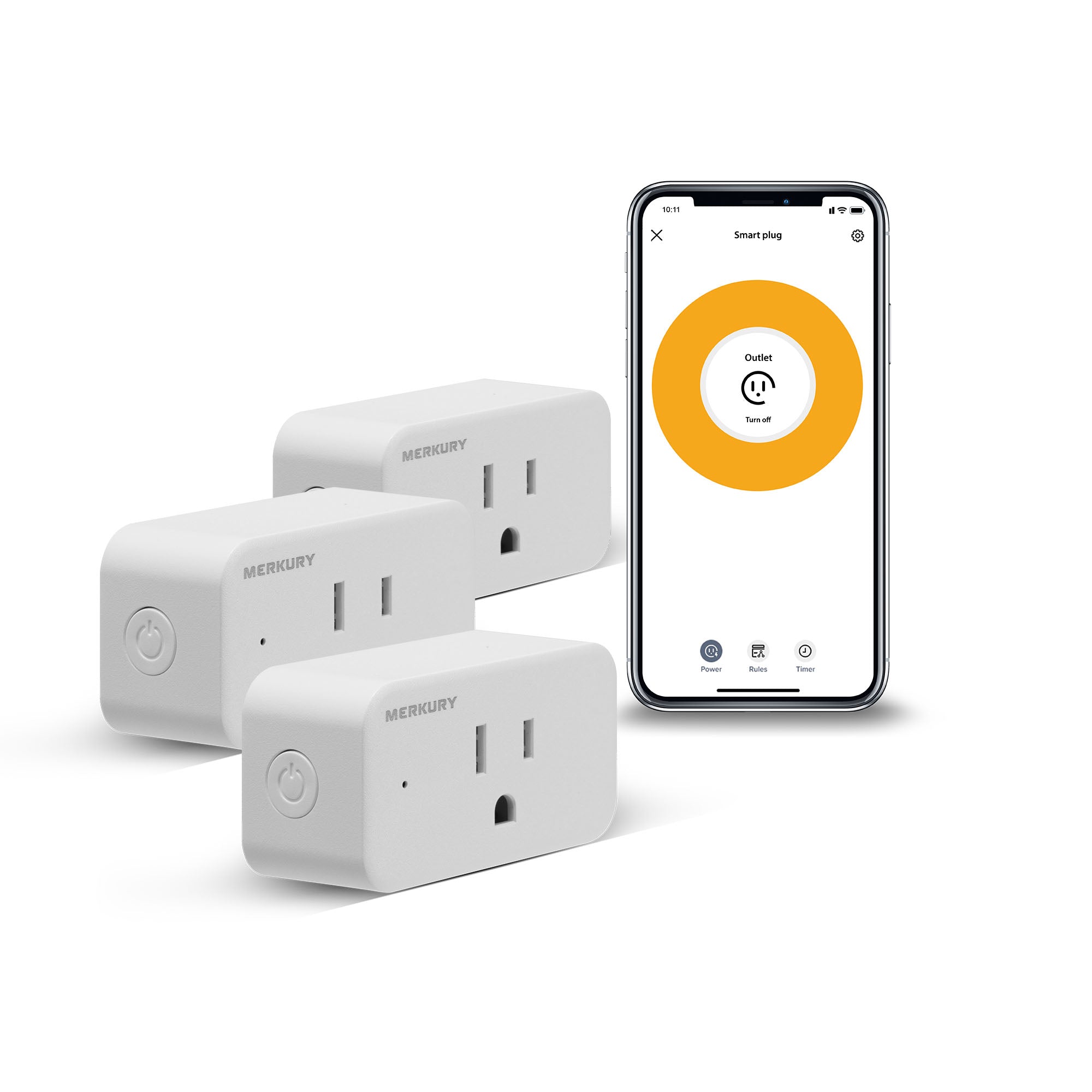 Geeni Geeni Outdoor Smart Plug with 2 Outlets 120-Volt 2-Outlet Indoor/Outdoor  Smart Plug in the Smart Plugs department at